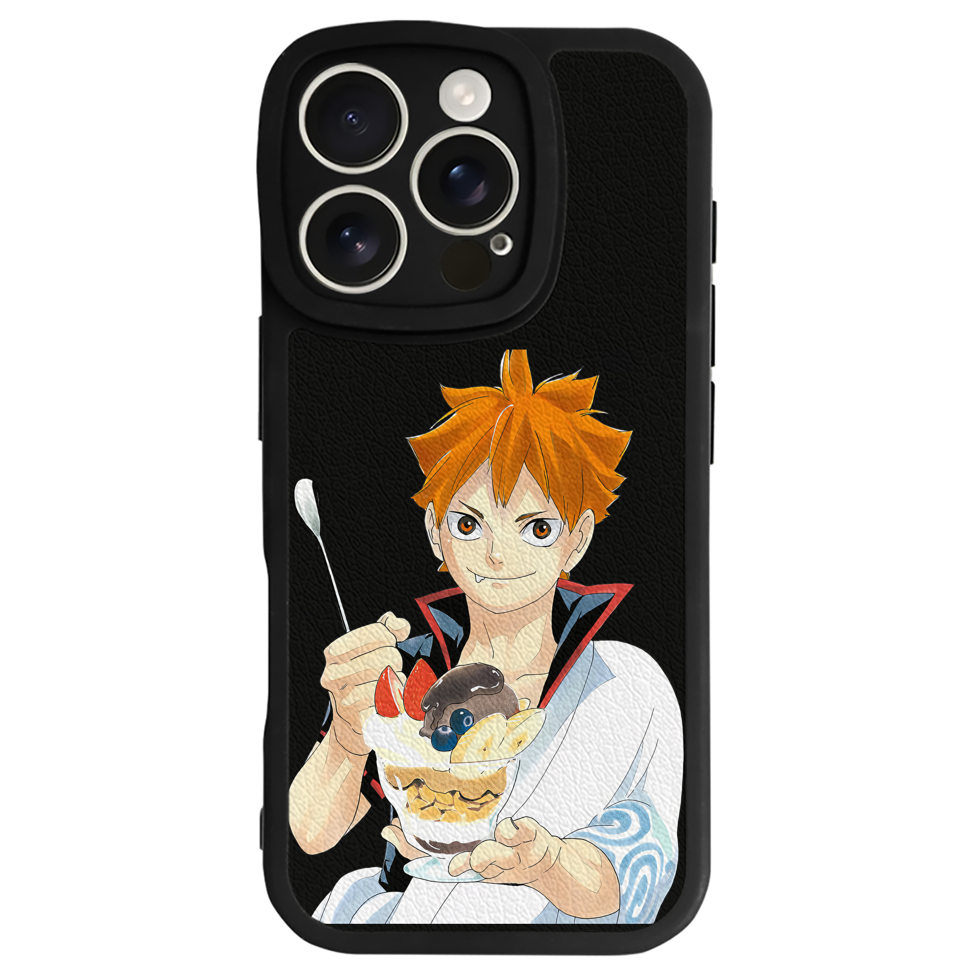 （画像用） ハイキュー!! Haikyu!! 【iPhone 16シリーズ対応】シリコンスマホケース（レザー調） 材質：シリコン